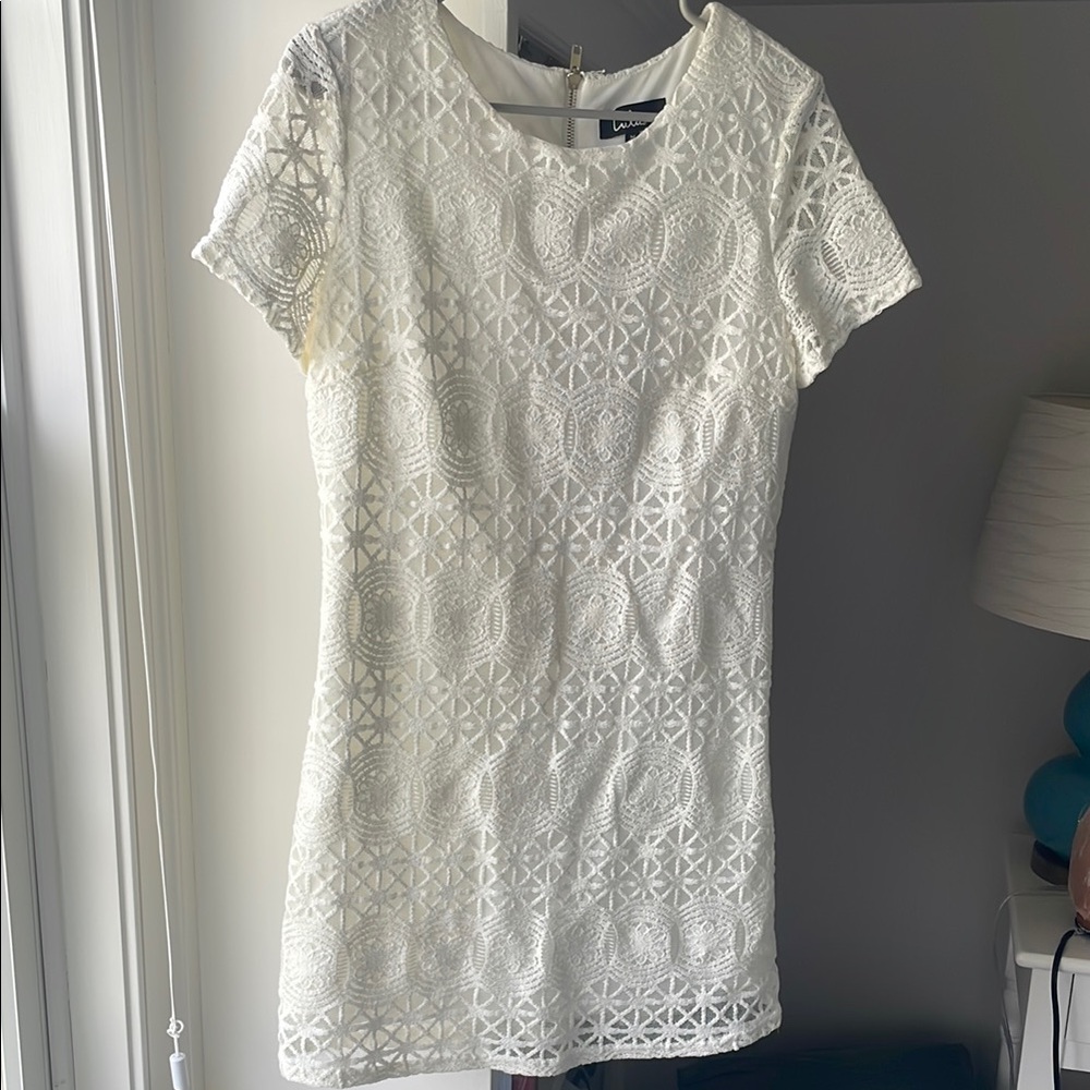 Lace White Dress